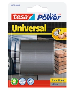 NASTRO ADESIVO "EXTRA POWER" COLORE ARGENTO, 5 MT X 50 MM - TESA